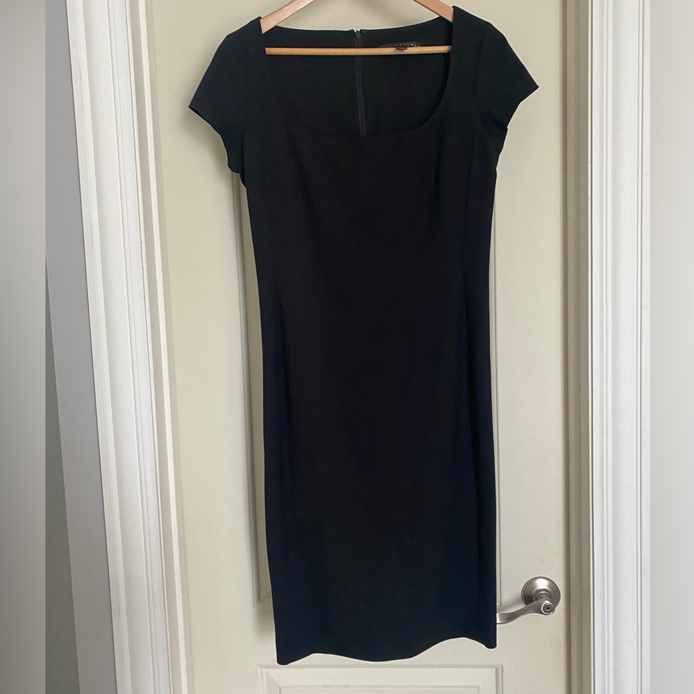 Lauren Ralph  Sz 8 Black Pencil Dress